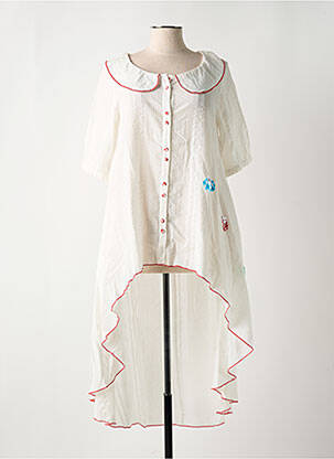 Tunică mâneci scurte alb RHUM RAISIN femeie