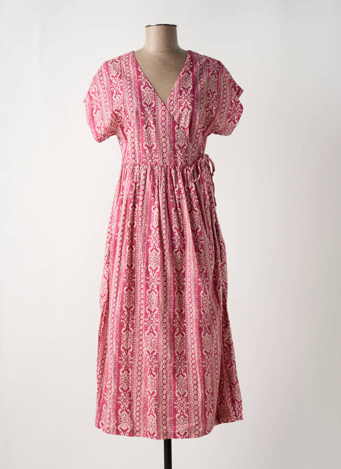 Rochie lungă roz MOLLY BRACKEN femeie