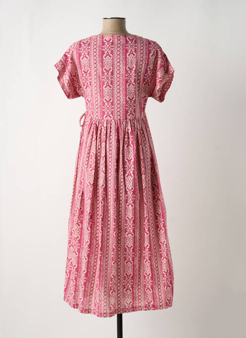 Rochie lungă roz MOLLY BRACKEN femeie