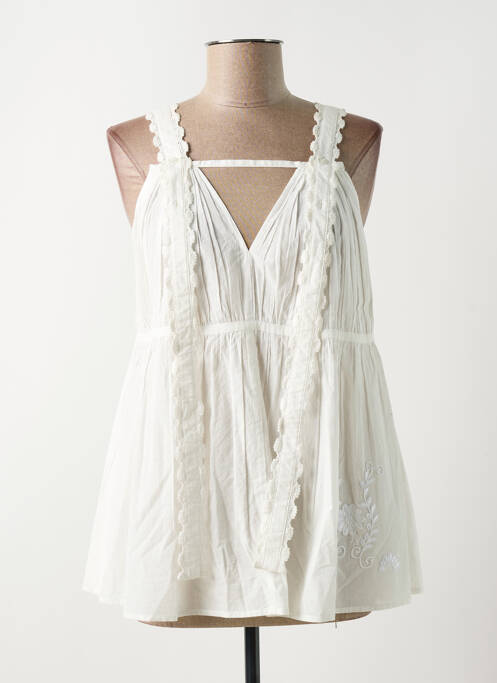 Top alb RHUM RAISIN femeie