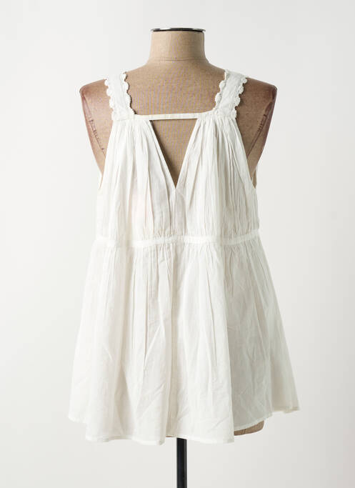 Top alb RHUM RAISIN femeie