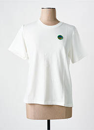 Tricou elasticitate mâneci scurte alb MAR E SOL femme