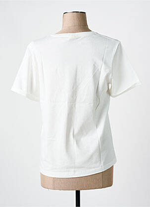Tricou elasticitate mâneci scurte alb MAR E SOL femeie