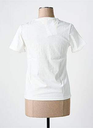 Tricou elasticitate mâneci scurte alb MAR E SOL femeie