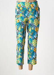 Pantalon 7/8 țesătură poplin mărime normală albastru UP ! femeie