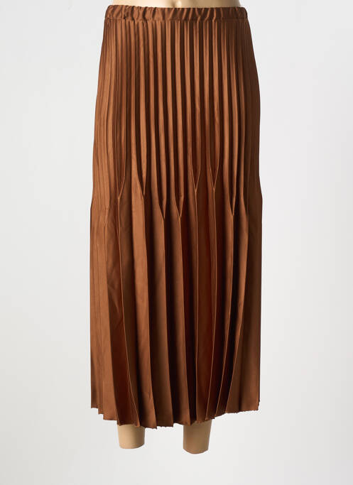 Fustă lungă maro KOKOMARINA femeie