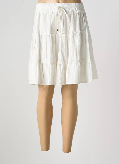 Fustă scurtă alb MOLLY BRACKEN femeie