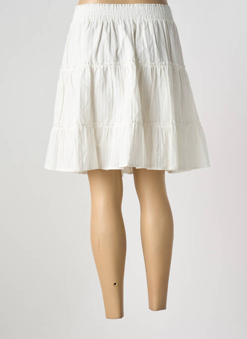 Fustă scurtă alb MOLLY BRACKEN femeie