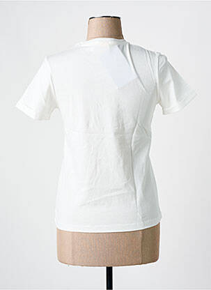 Tricou imprimeu fantezie mâneci scurte alb MAR E SOL femeie
