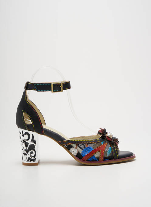 Sandale/Pantofi decupați negru LAURA VITA femeie