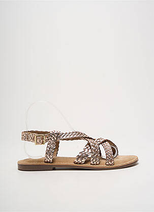 Sandale/Pantofi decupați auriu CARMELA femeie