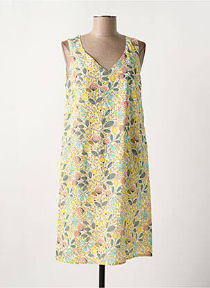 Rochie midi galben GUY DUBOUIS femeie