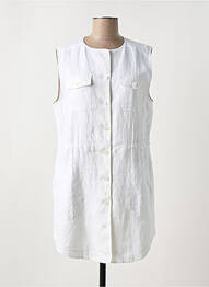 Rochie scurtă fără mâneci fără mâneci alb OLSEN femme