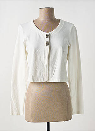 Vestă cu mâneci lungi alb ANANKE femeie