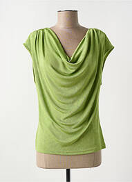Top elasticitate fără mâneci verde PAZ TORRAS femme
