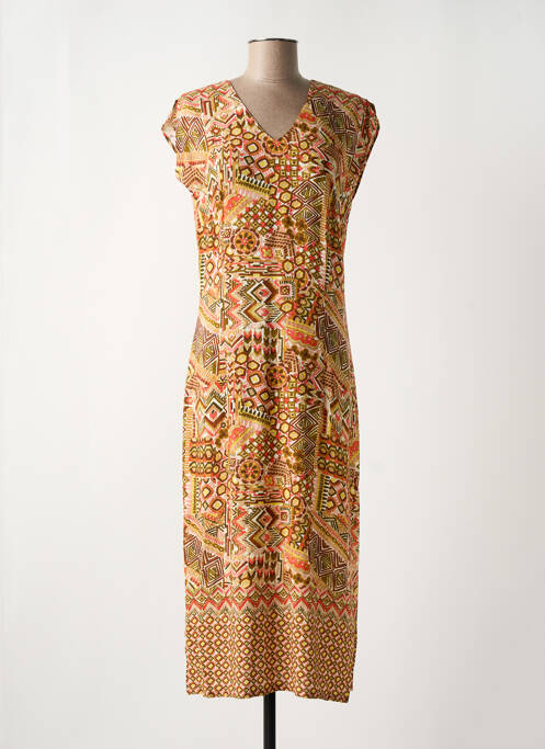 Rochie lungă portocaliu MERI & ESCA femeie