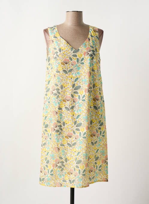 Rochie midi galben GUY DUBOUIS femeie