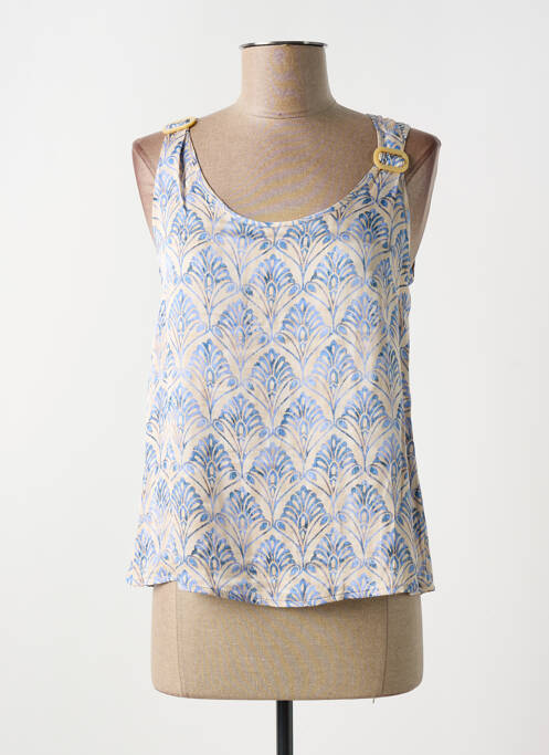 Top albastru GUITARE femeie