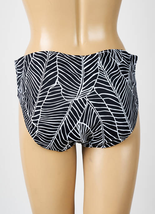 Chiloți de baie țesătură satinată chiloți negru ELOMI femme
