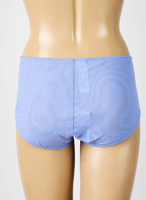 Chilot cu talie înaltă broderie violet ELOMI femme