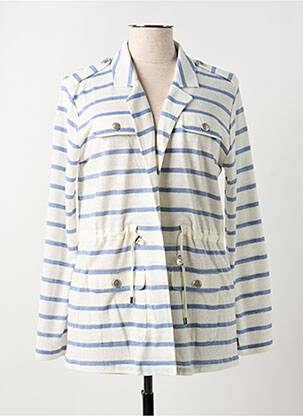 Jachete casual guler tip costum alb ANANKE femeie