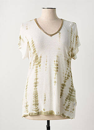 Top alb ANANKE femeie