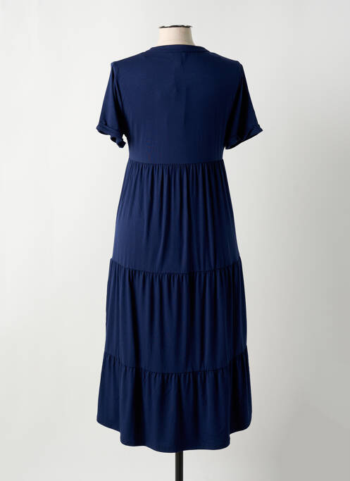 Rochie lungă albastru MARBLE femeie