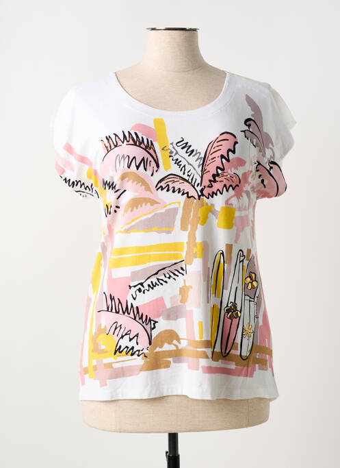 Top alb ANANKE femeie