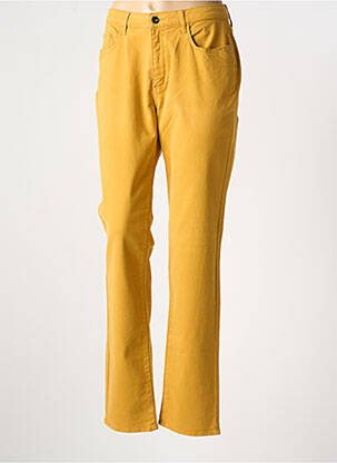 Blugi cu croială slim galben GUY DUBOUIS femeie