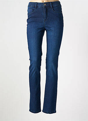 Blugi cu croială slim albastru GUY DUBOUIS femeie