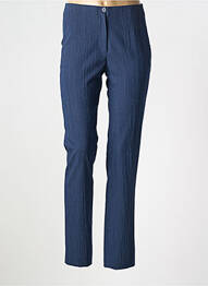 Pantalon slim talie elastică talie înaltă albastru GUY DUBOUIS femme