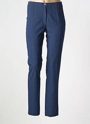 Pantalon slim albastru GUY DUBOUIS femeie