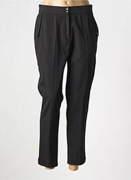 Pantalon 7/8 elasticitate mărime normală negru MERI & ESCA femme