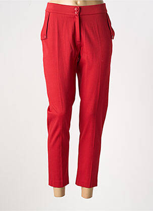 Pantalon 7/8 elasticitate mărime normală roșu MERI & ESCA femeie