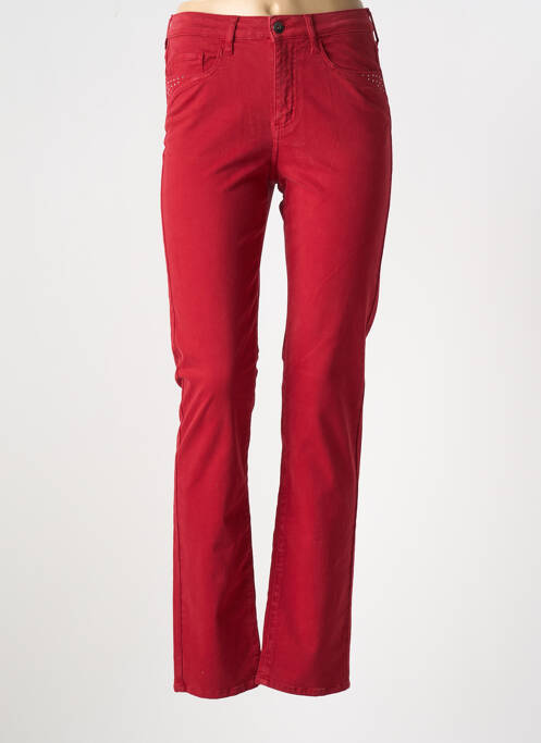 Blugi cu croială slim roșu GUY DUBOUIS femeie