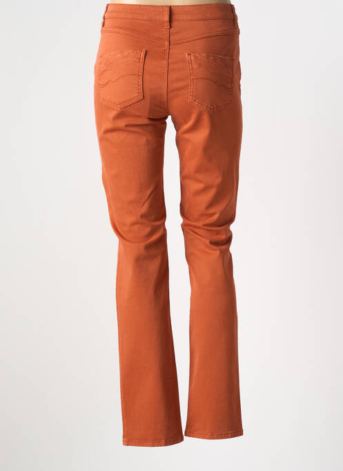 Blugi cu croială slim portocaliu GUY DUBOUIS femeie
