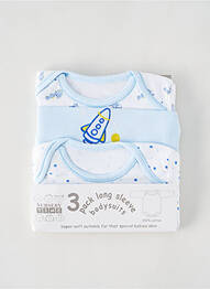 Body de lenjerie imprimeu fantezie albastru NURSERY TIME garcon
