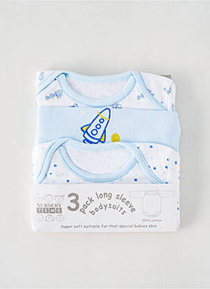 Body de lenjerie albastru NURSERY TIME băiat
