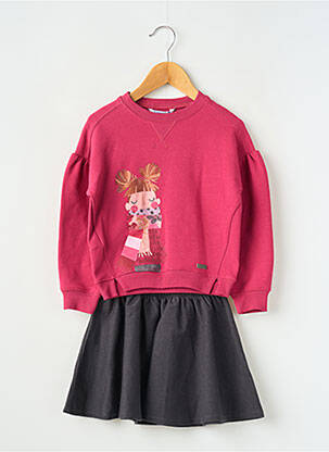 Set fustă roz MAYORAL fată