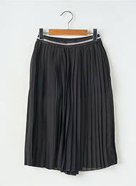 Pantalon trei sferturi mărime normală talie elastică negru BOBOLI fille