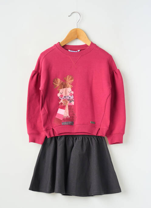 Set fustă roz MAYORAL fată