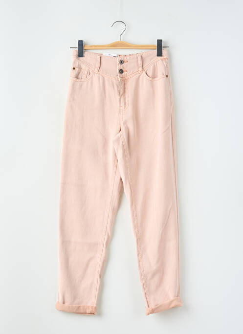 Blugi cu croială dreaptă roz C'EST BEAU LA VIE femeie