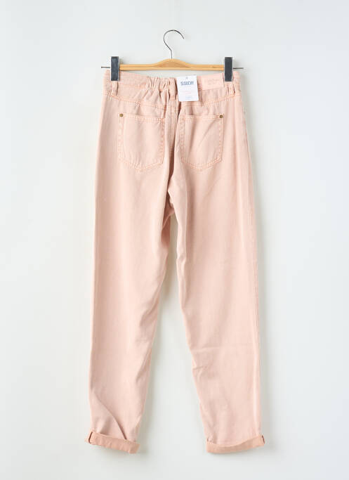 Blugi cu croială dreaptă roz C'EST BEAU LA VIE femeie