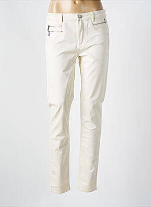 Pantalon slim bej MORGAN femeie