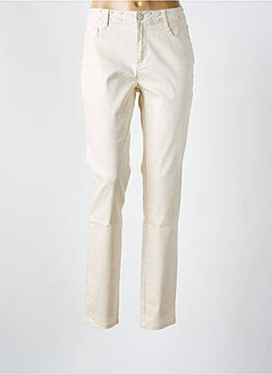 Pantalon slim bej MORGAN femeie