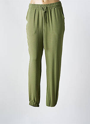 Pantalon drept țesătură poplin mărime normală verde TIFFOSI femeie
