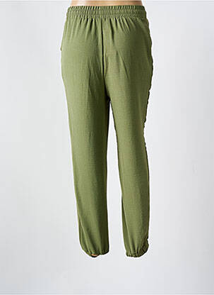 Pantalon drept țesătură poplin mărime normală verde TIFFOSI femeie