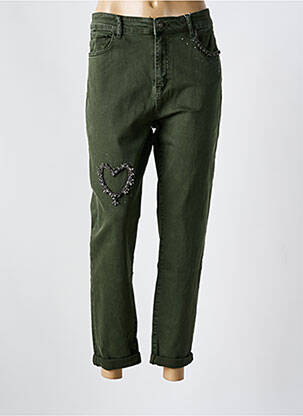 Blugi cu croială dreaptă verde ZAC & ZOE femeie