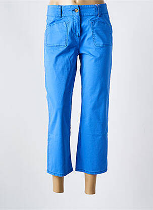 Pantalon 7/8 elasticitate mărime normală albastru C'EST BEAU LA VIE femeie