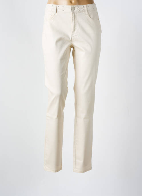 Pantalon slim bej MORGAN femeie
